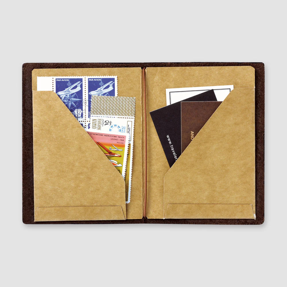 010 Traveler's Notebook Kraft Paper Folder . Passport size
