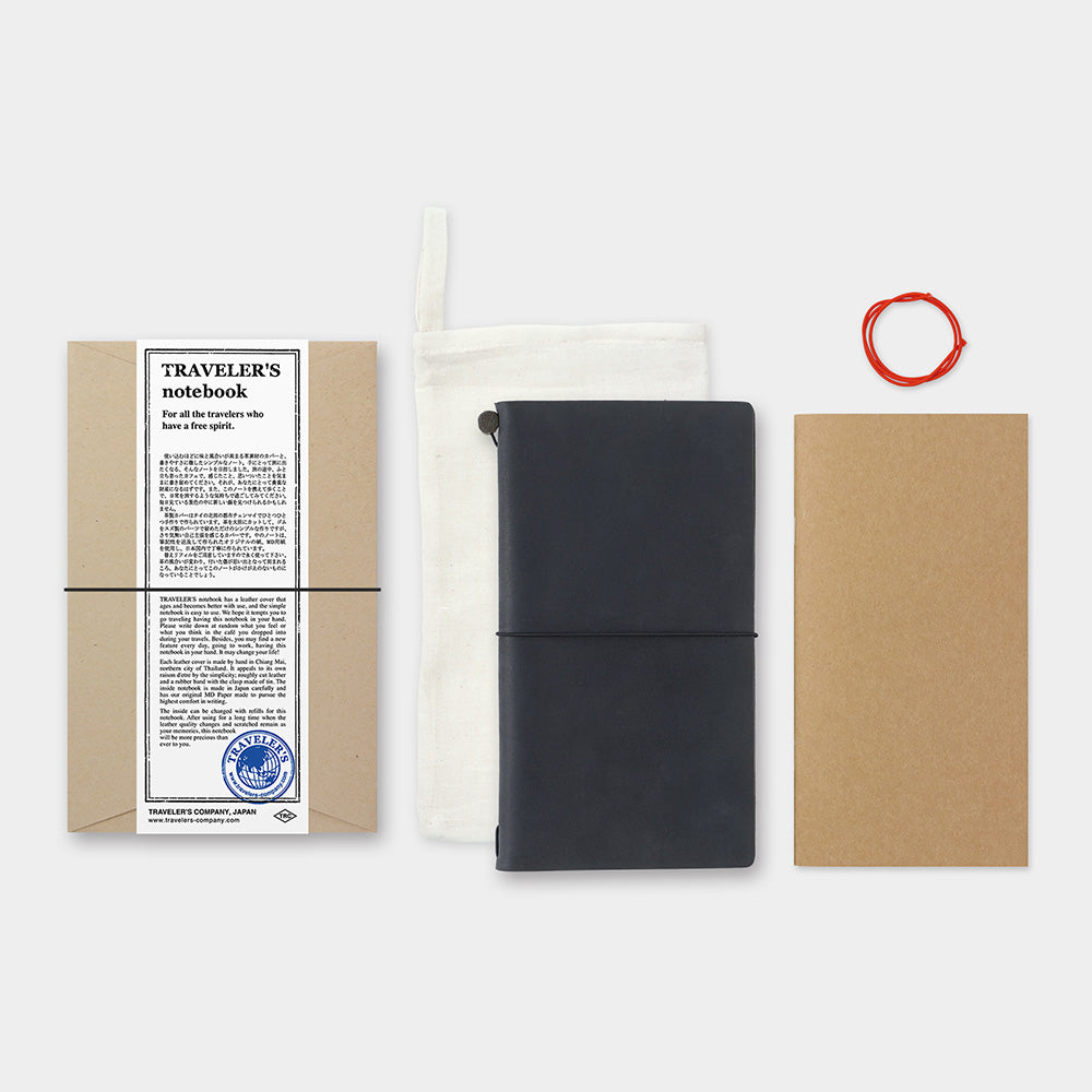 Traveler's Notebook . Regular size . Black
