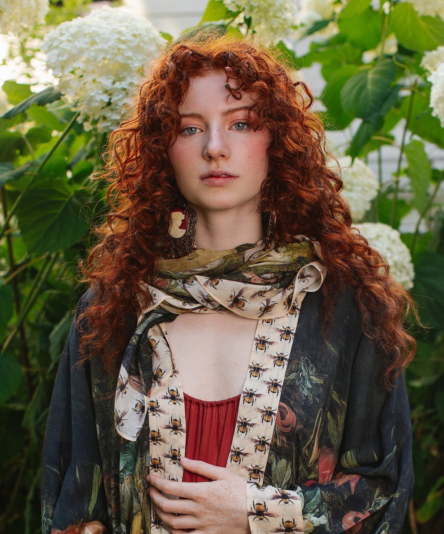 Scarf . I Dream In Flowers