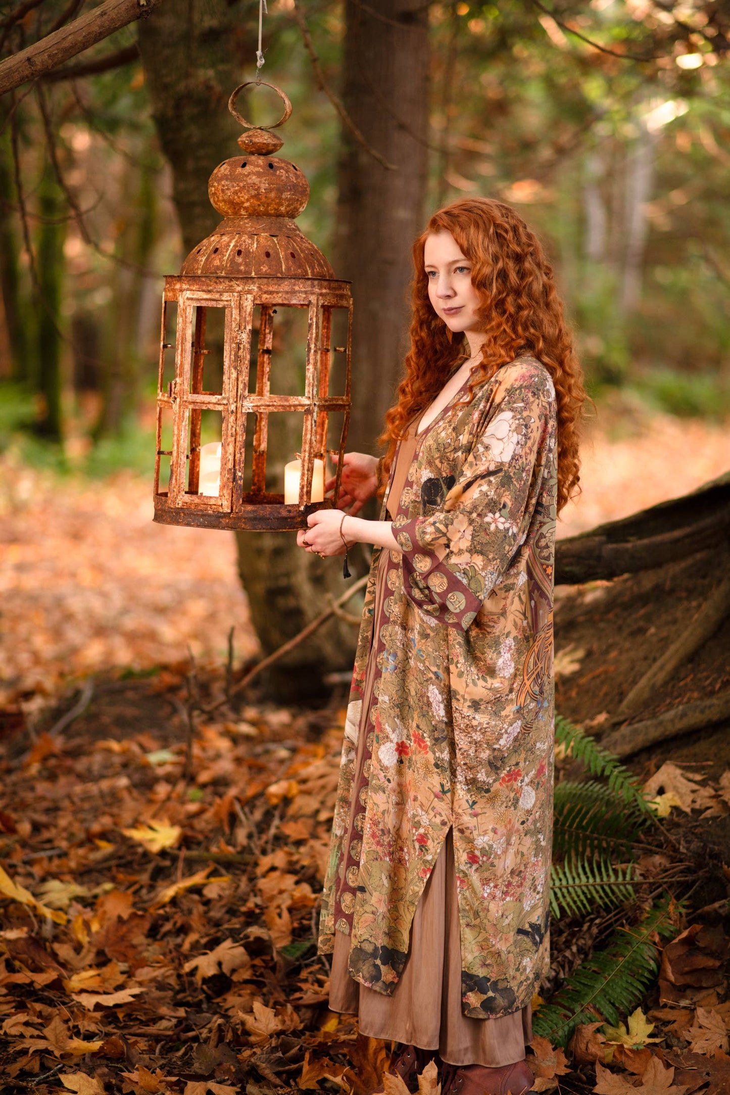 Duster Kimono Robe . Dreamweaver with Zodiac Signs