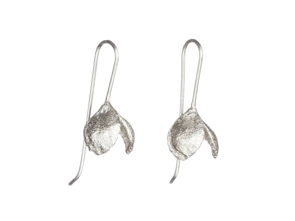 Earrings . Organic Flower