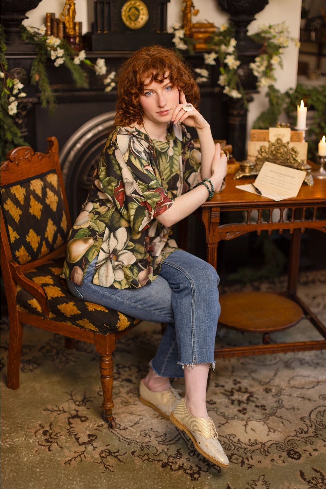 Luxe Tee . Fleur de Lune