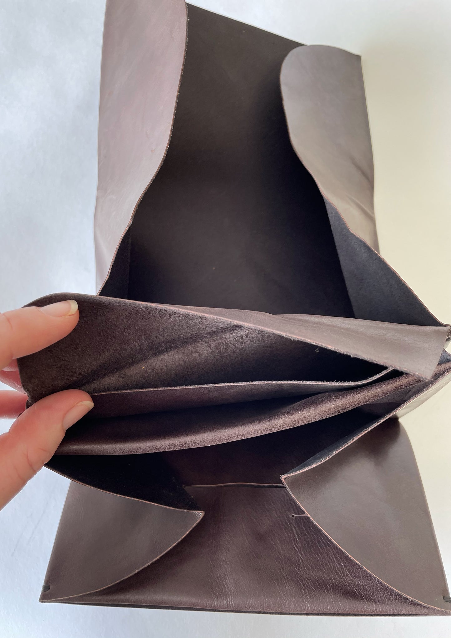 Origami Wallet . Large . Chocolate