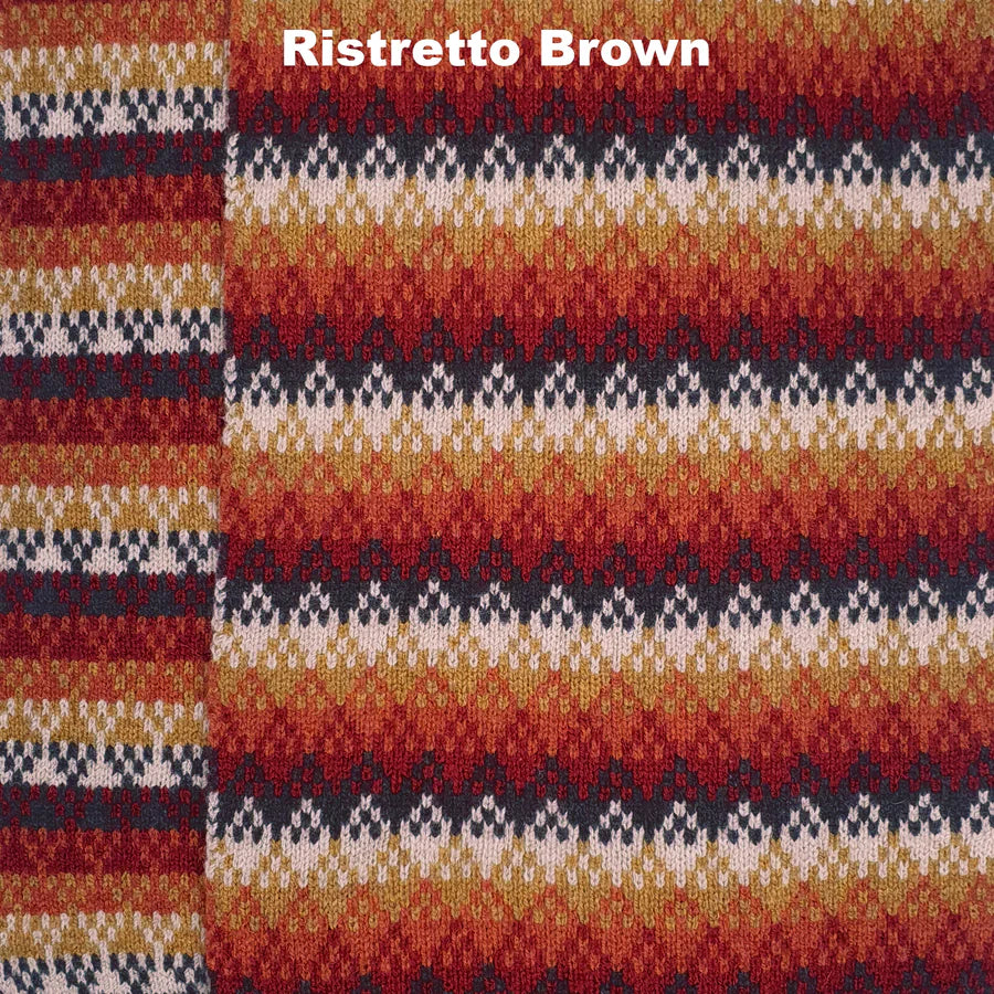Australian Made Lambswool Scarf . Plummet . Ristretto Brown