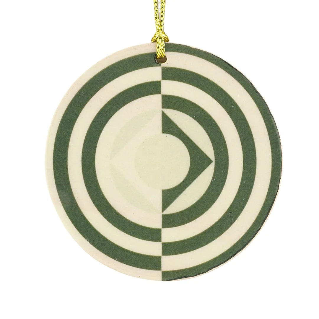 Handmade Ceramic Christmas Ornament . Christmas Wish