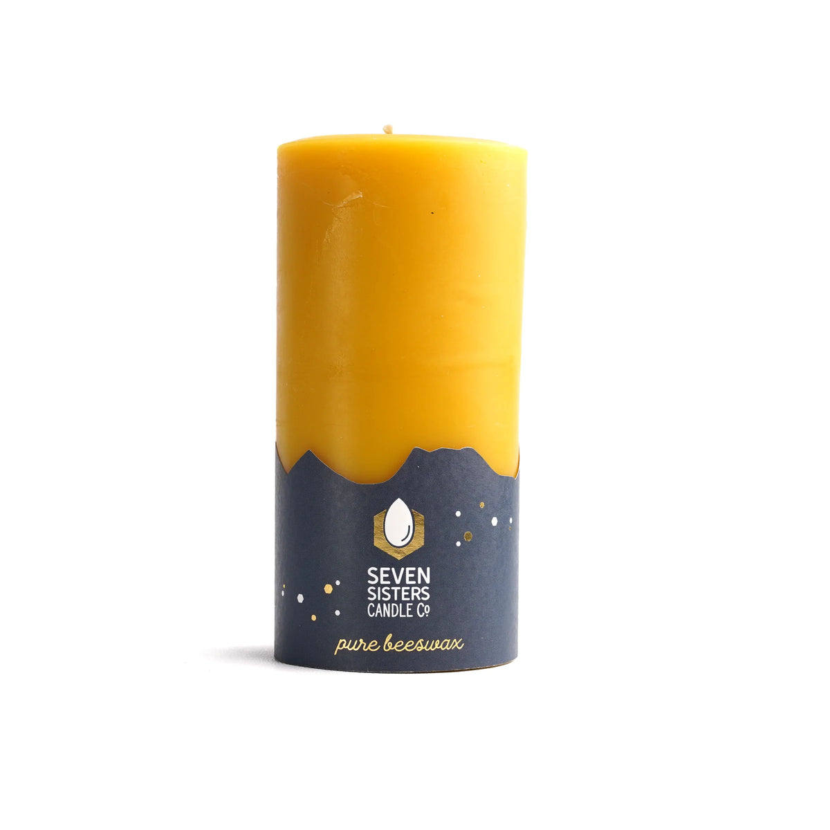 Pure Beeswax Candles . 7.5cm x 16cm diameter