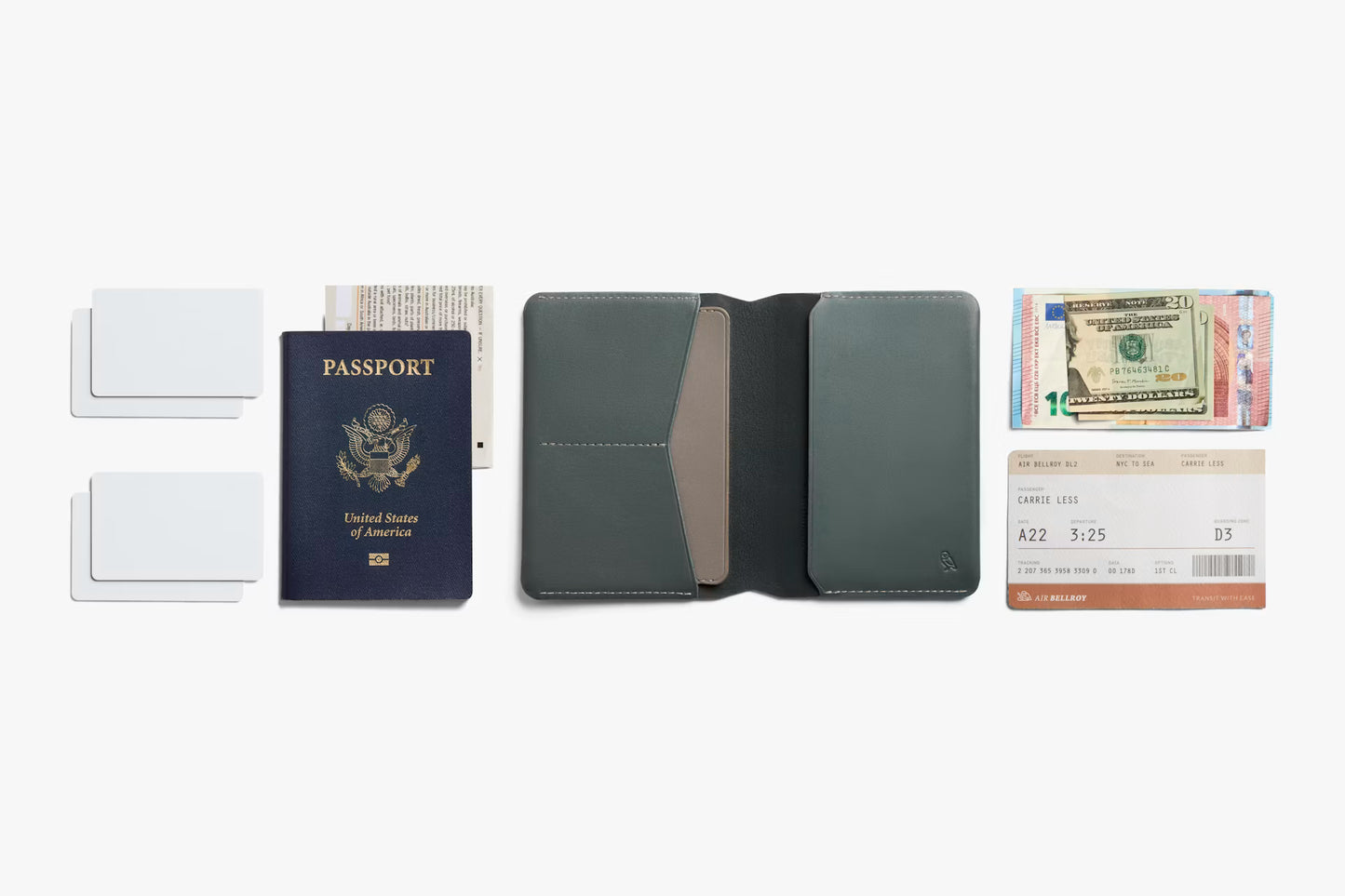 Bellroy Passport Holder . Everglade