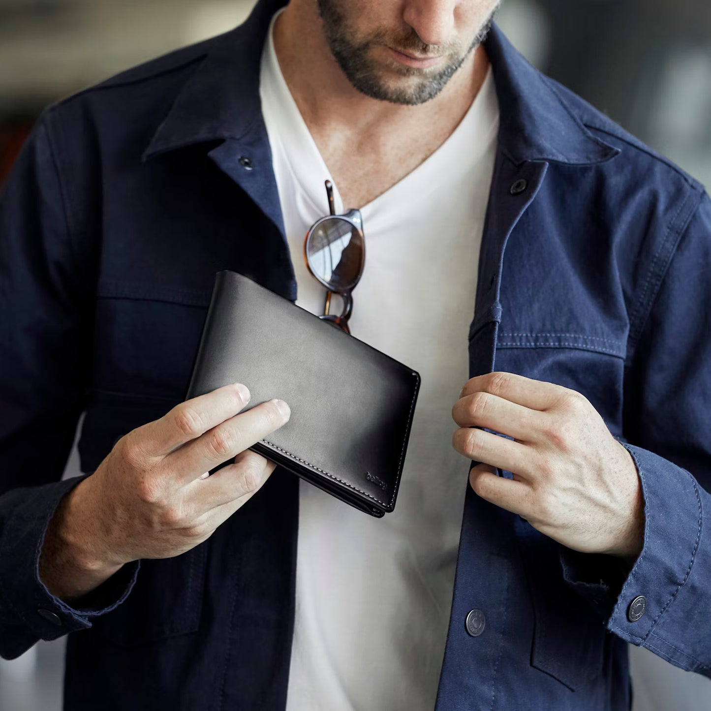 Bellroy RFID Travel Wallet . Black