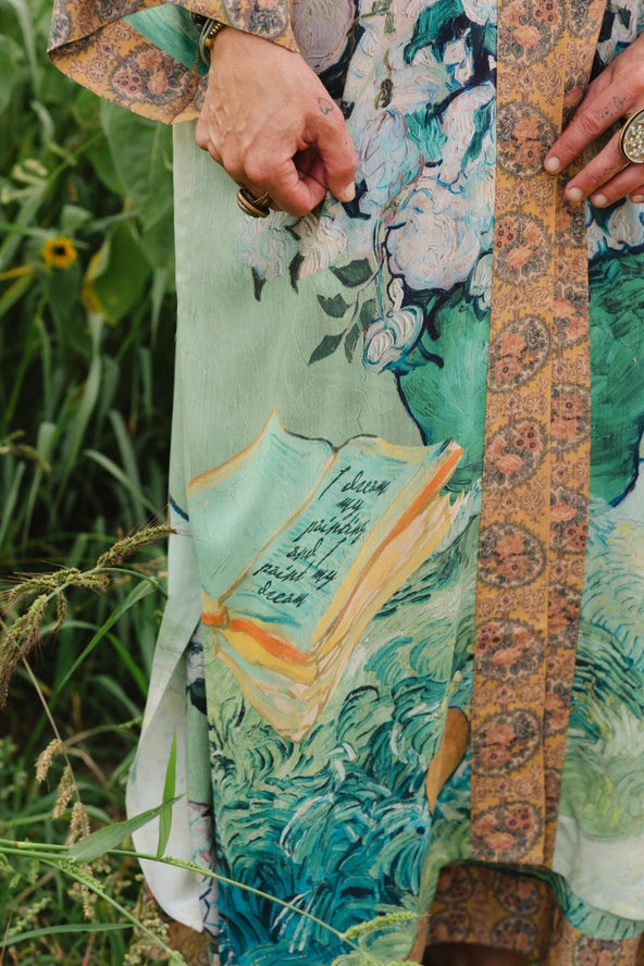 Opera Duster Kimono Robe . I Paint My Dream