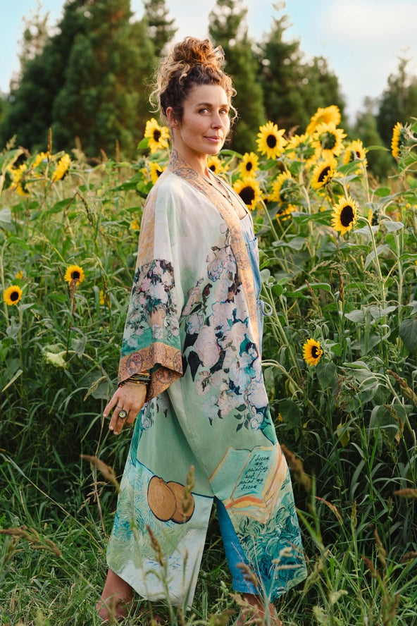 Opera Duster Kimono Robe . I Paint My Dream