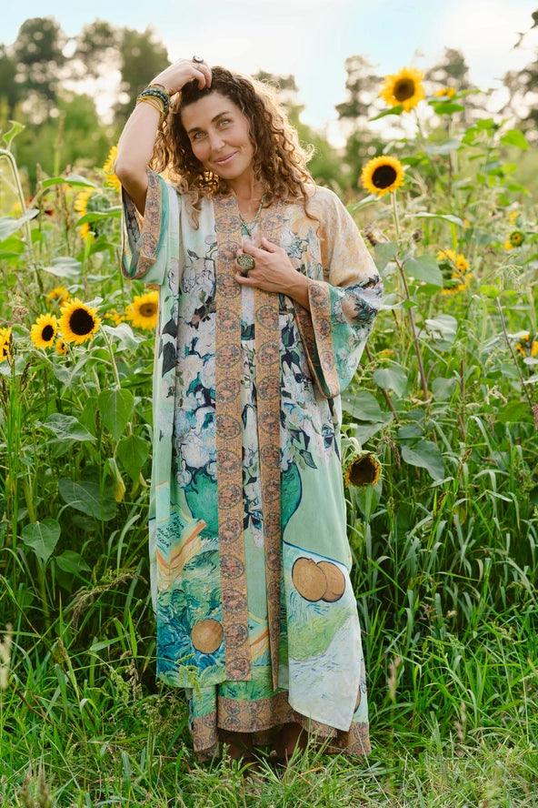 Opera Duster Kimono Robe . I Paint My Dream