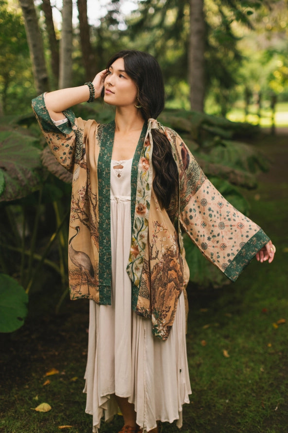 Matinée Duster Kimono (Mid Length) . Fable