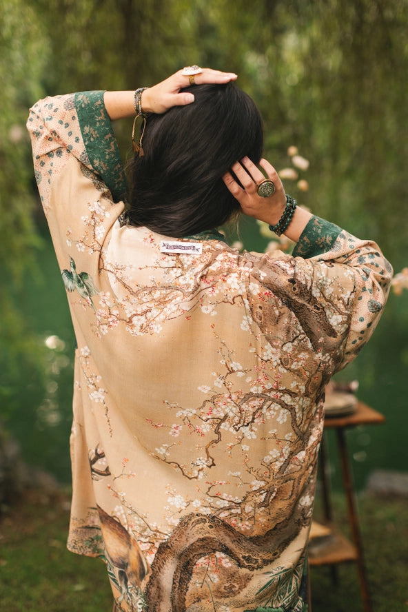 Matinée Duster Kimono (Mid Length) . Fable