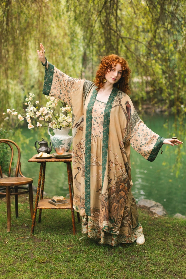 Opera Duster Kimono Robe . Fable