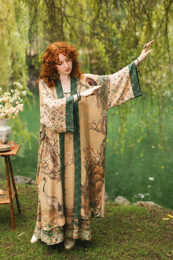 Opera Duster Kimono Robe . Fable
