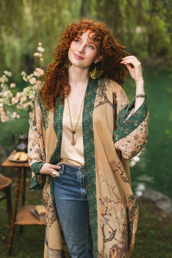 Opera Duster Kimono Robe . Fable
