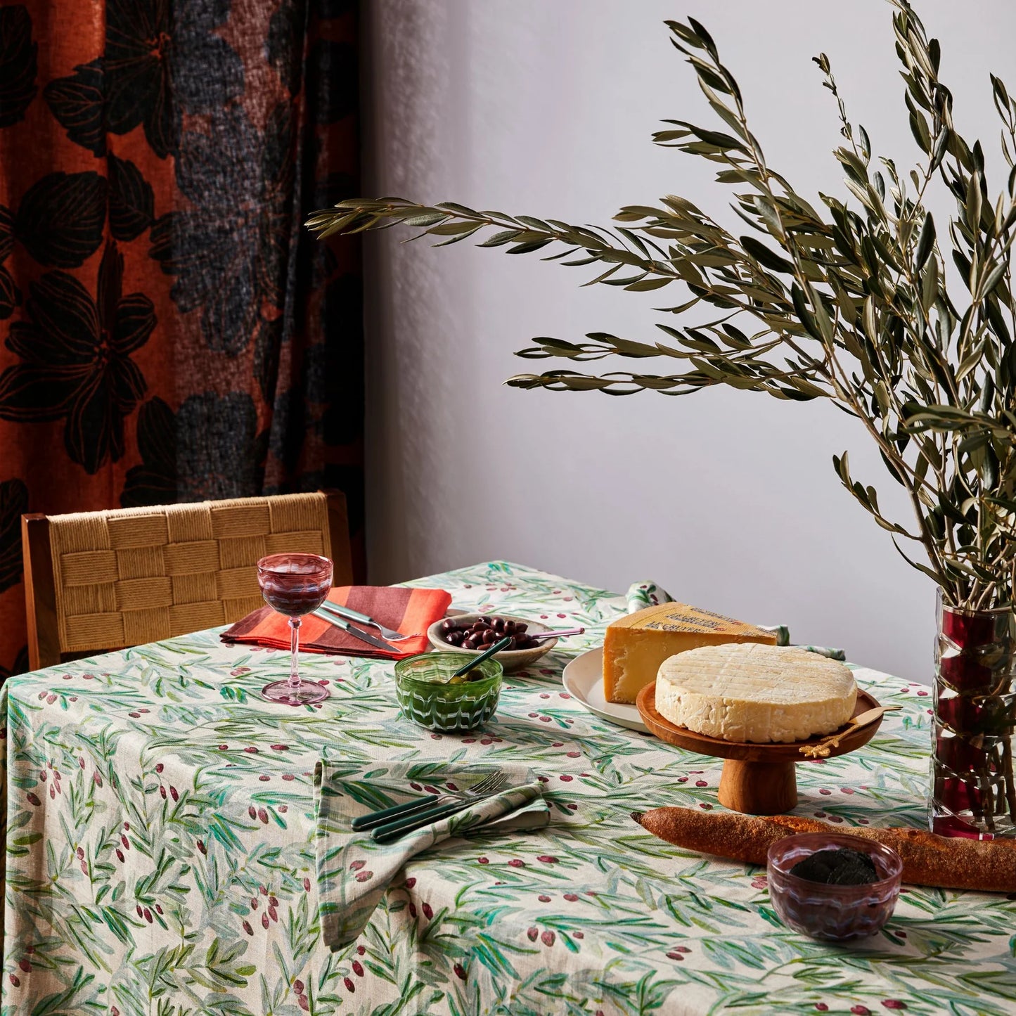 Kalamata Olive Tablecloth