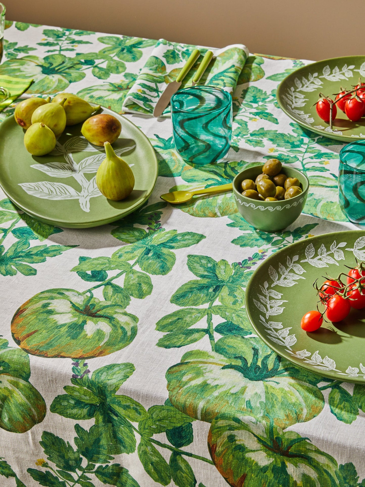 Heirloom Green Tablecloth ARRIVING SOON