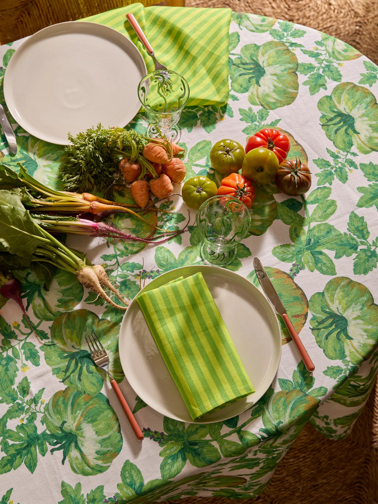 Heirloom Green Tablecloth ARRIVING SOON