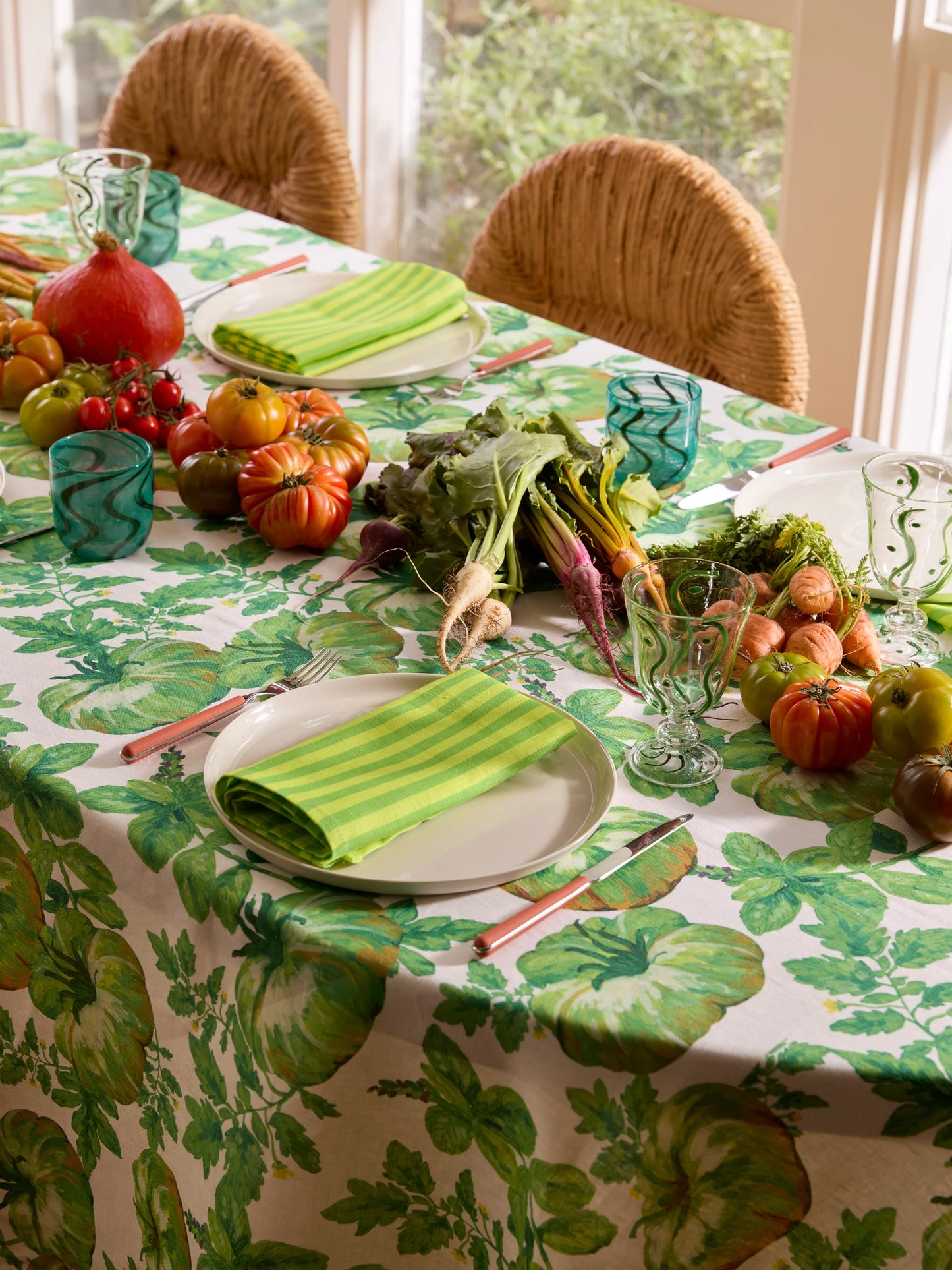 Heirloom Green Tablecloth ARRIVING SOON