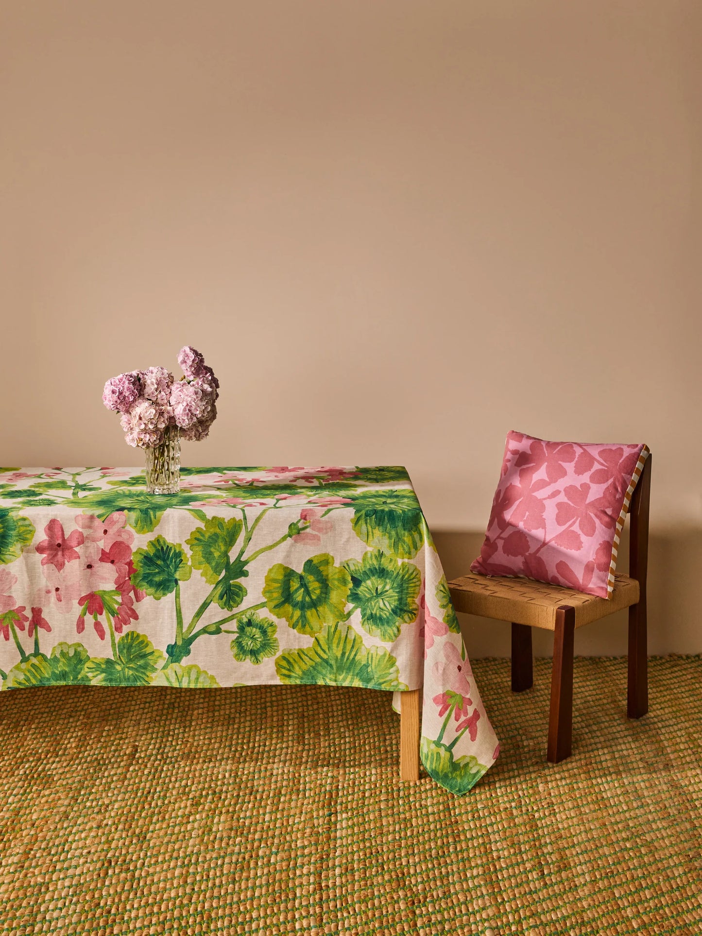 Geranium Pink Tablecloth ARRIVING SOON