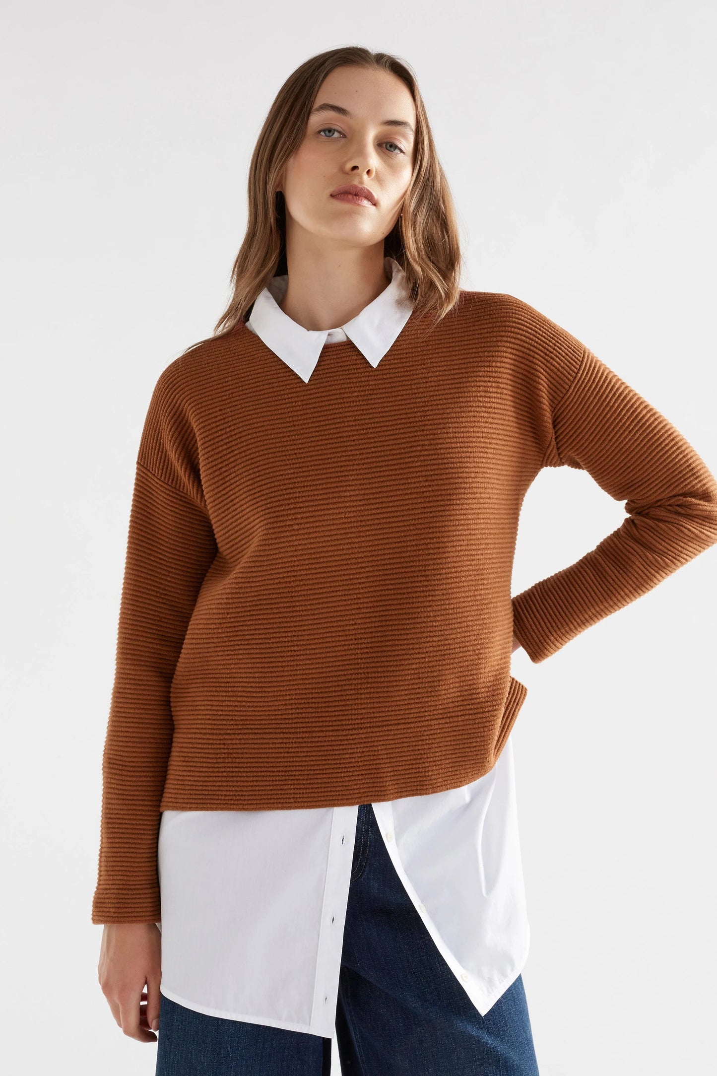 Sweater . Neiu Ottoman . Copper .