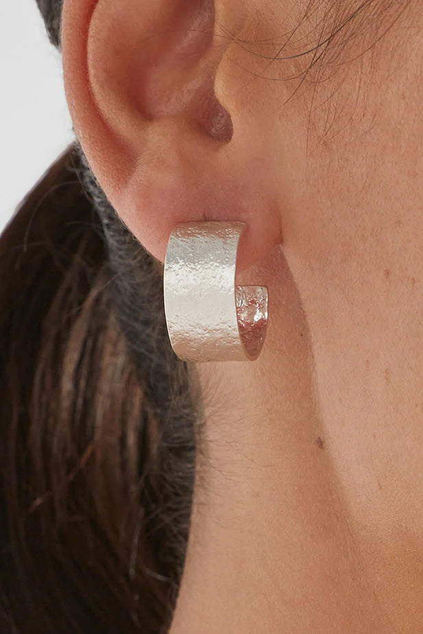 Earrings . Gild Hoop . Silver