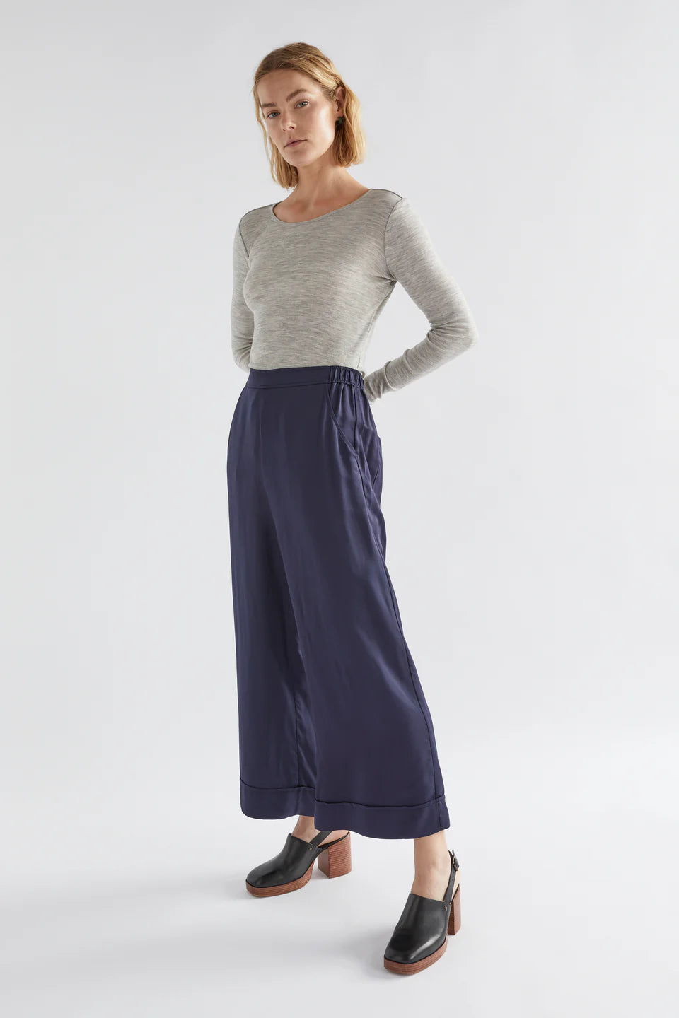 Wide Leg Culotte . Moonlight