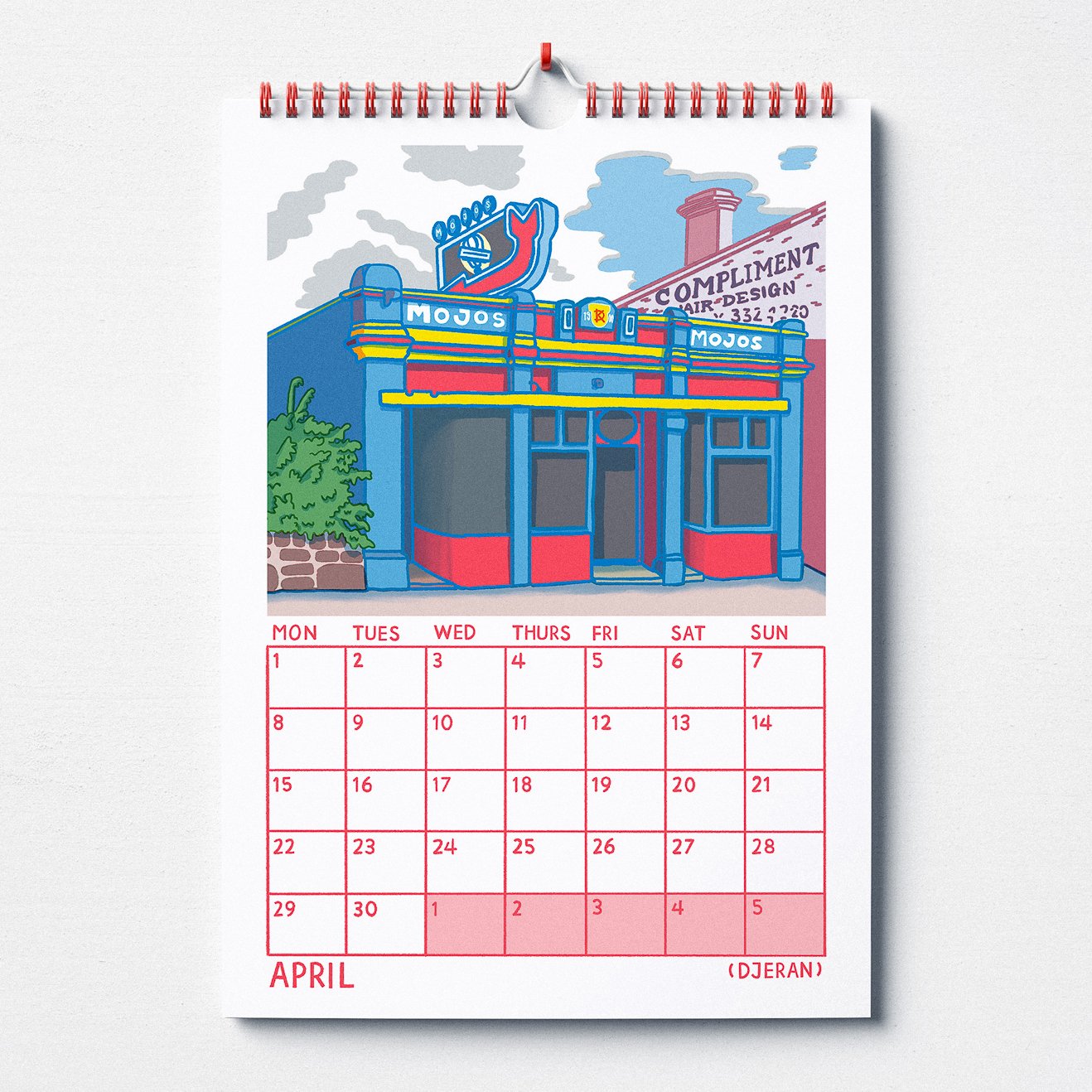 Fremantle Calendar x Neighbourhood Press