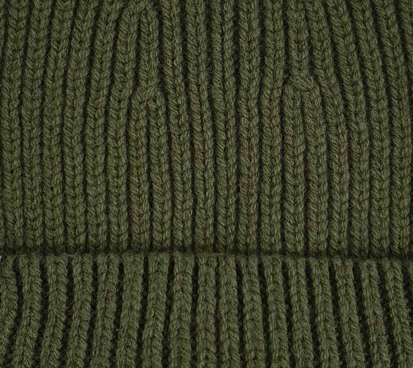 Australian Made Lambswool Beanie . Fixed . Moss Green