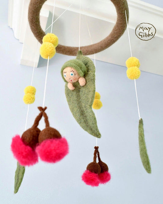 May Gibbs Gumnut Baby Cot Mobile