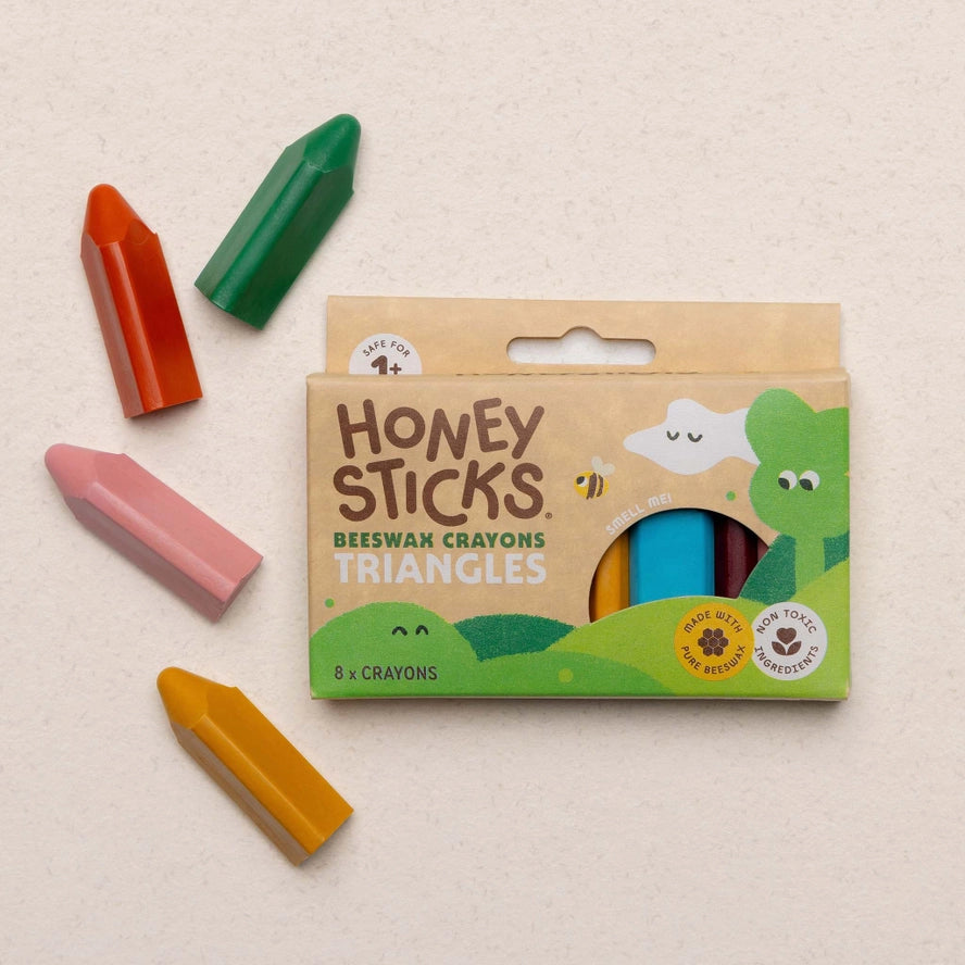 Honeysticks Beeswax Crayons . Triangles