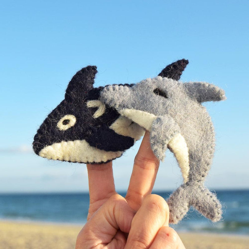 Felt Finger Puppets . Life Aquatic .
