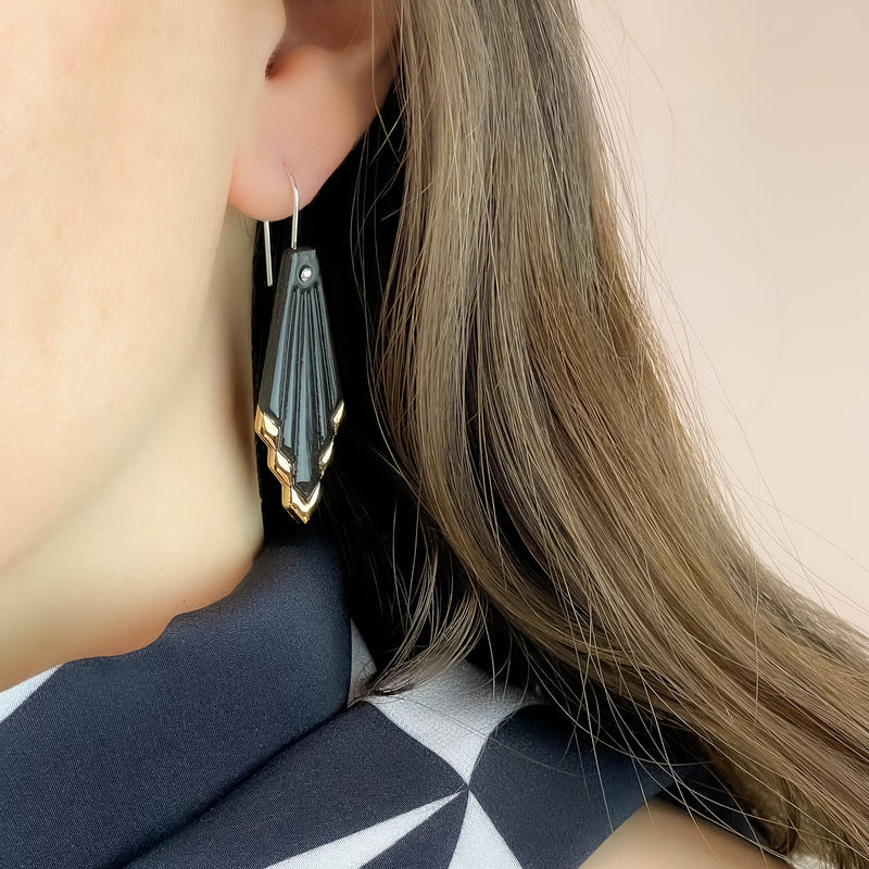 Drape Drop Earrings . Erin Lightfoot .