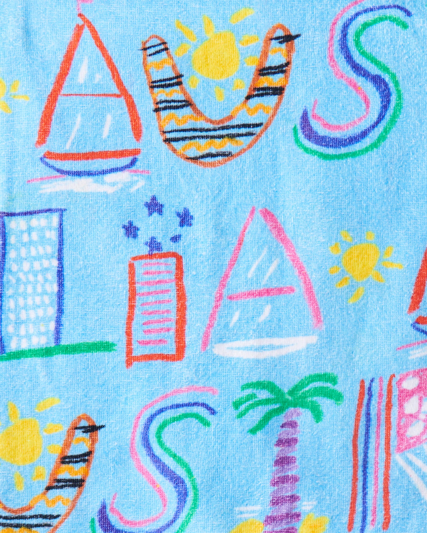 Ken Done Terry Beach Towel . Australia Mate