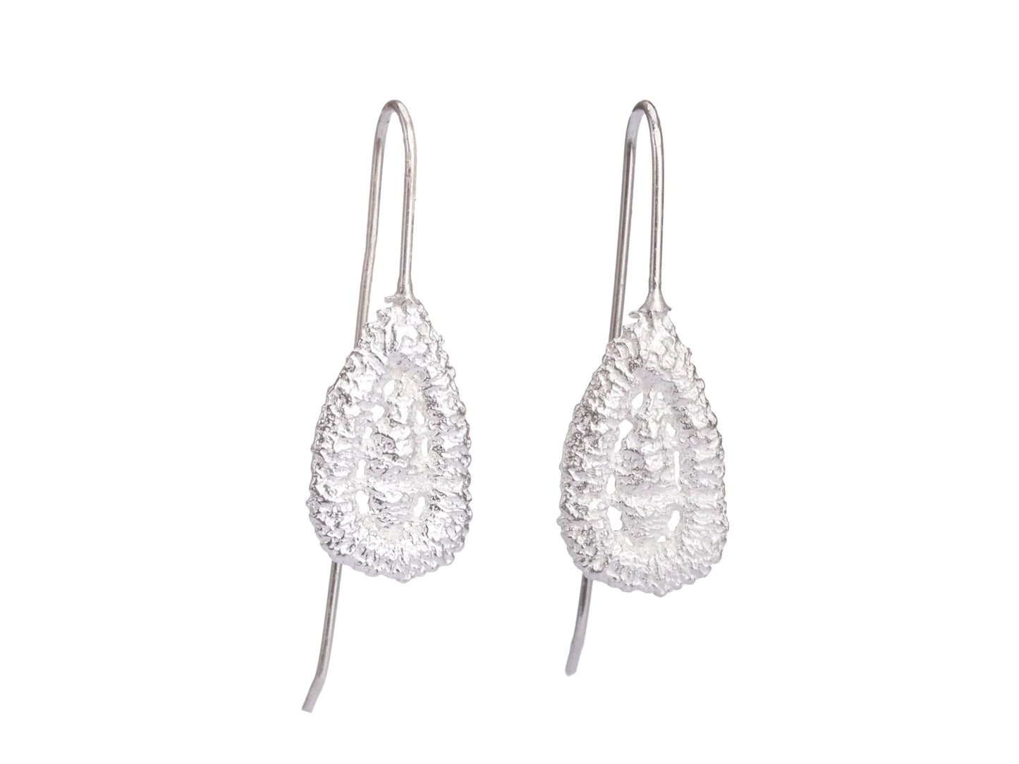 Earrings . Lace Silver 442