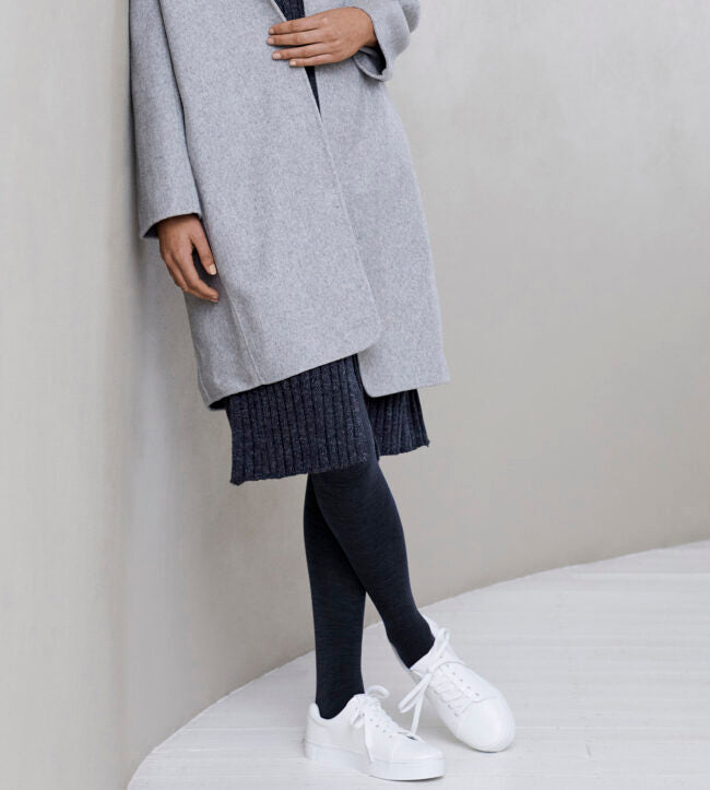 Wool Tights . Luxe . Black