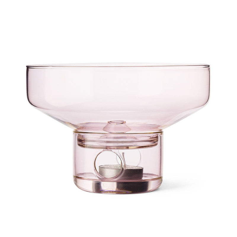 Sensory : Glass Oil Burner . Limited Edition Rose
