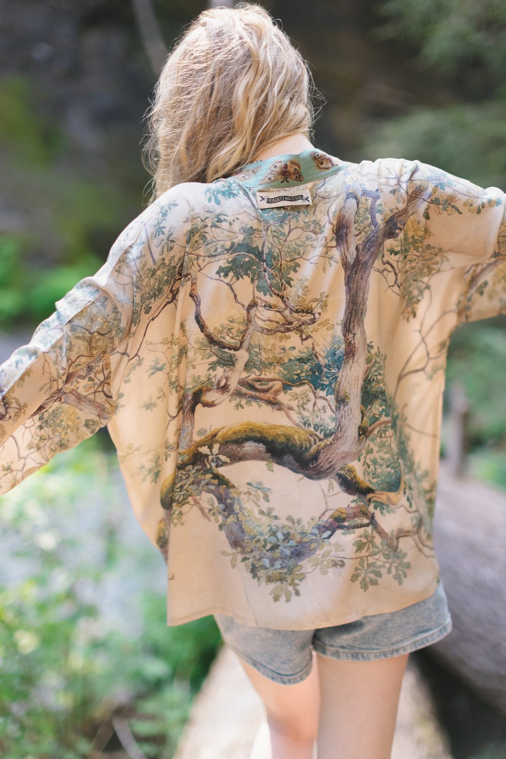 Cropped Kimono . Earth + Sky