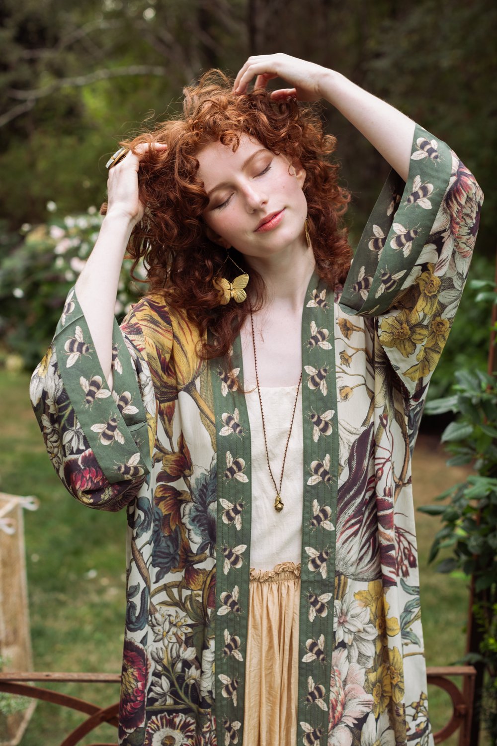 Kimono Duster Robe . Love Grows Wild