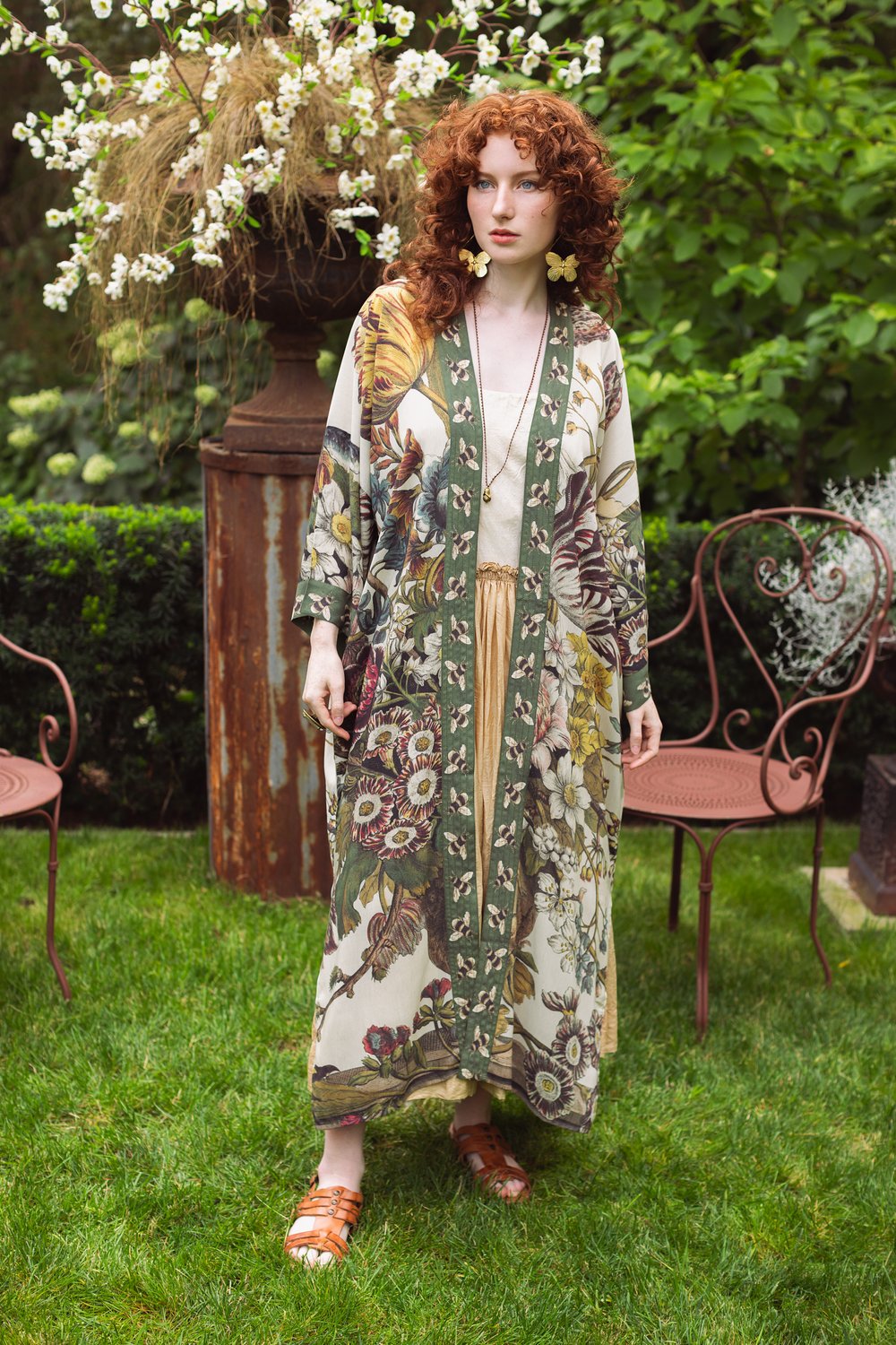 Kimono Duster Robe . Love Grows Wild