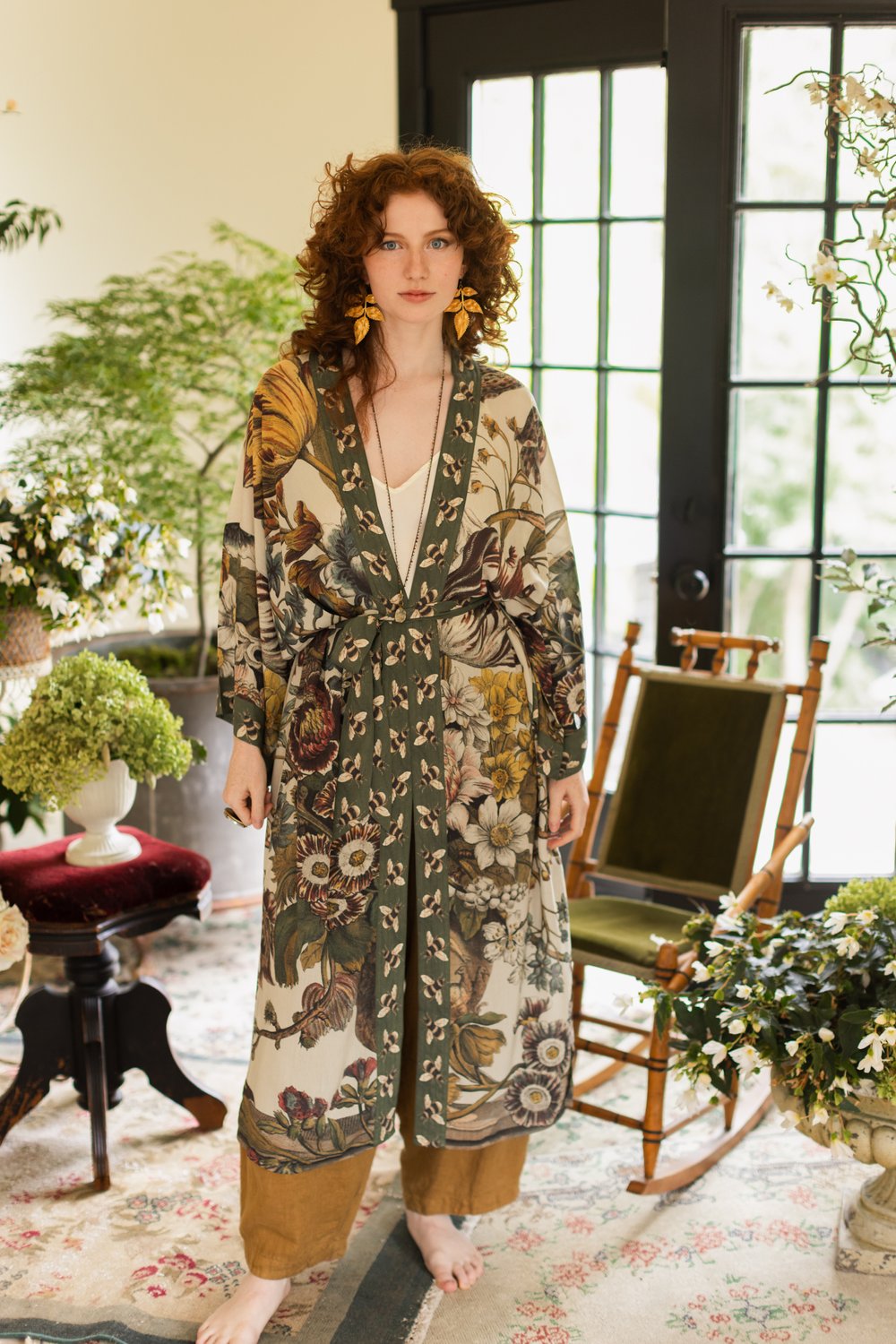 Kimono Duster Robe . Love Grows Wild