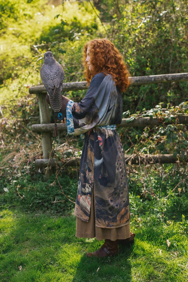 Opera Kimono Robe . Wild Beauty .