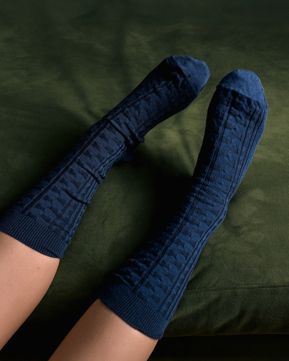 Merino Wool Socks . Industry . Blue