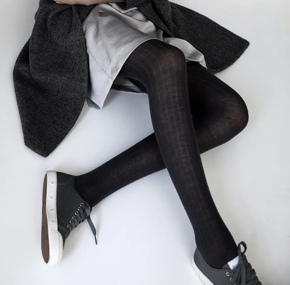 Wool Tights . Staple . Black