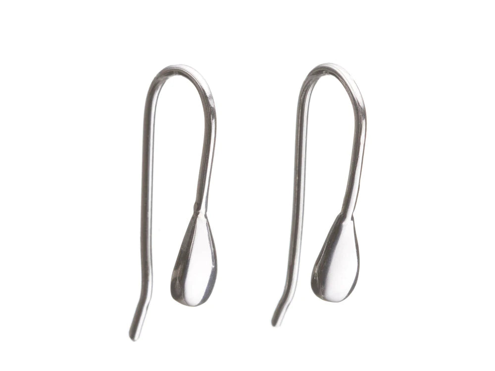 Earrings . Mini Teardrop Silver