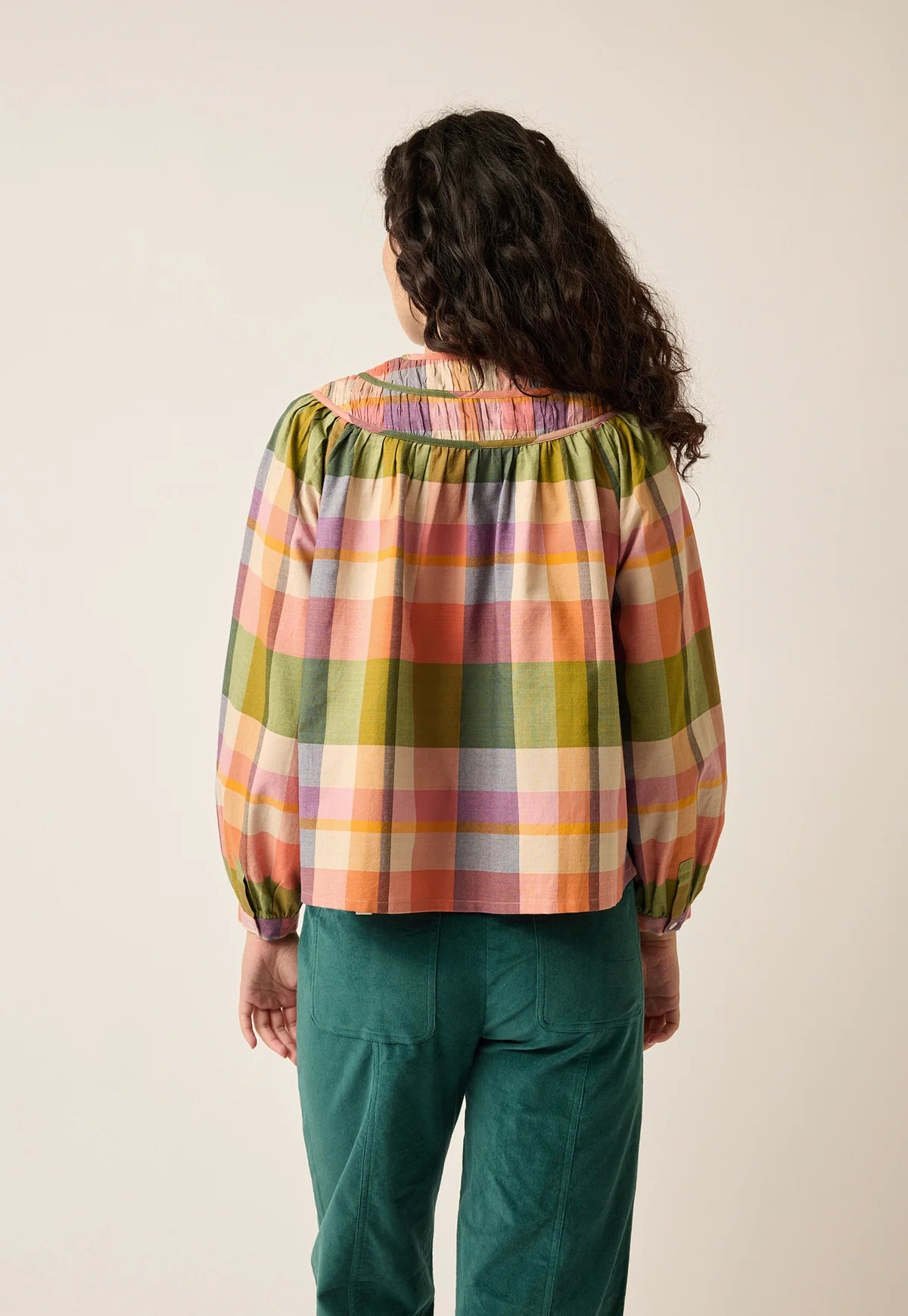 Maris Piped Blouse . Spice Check