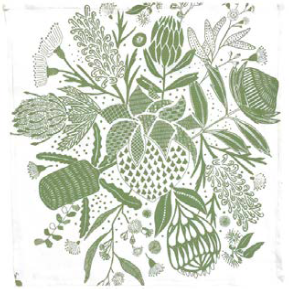 Napkin set . Native . Fern