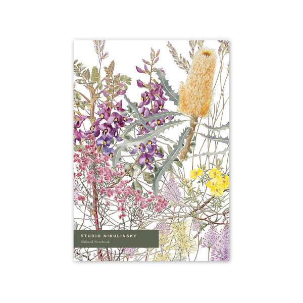 Studio Nikulinsky . A5 Notebook . Wildflowers of the Murchison