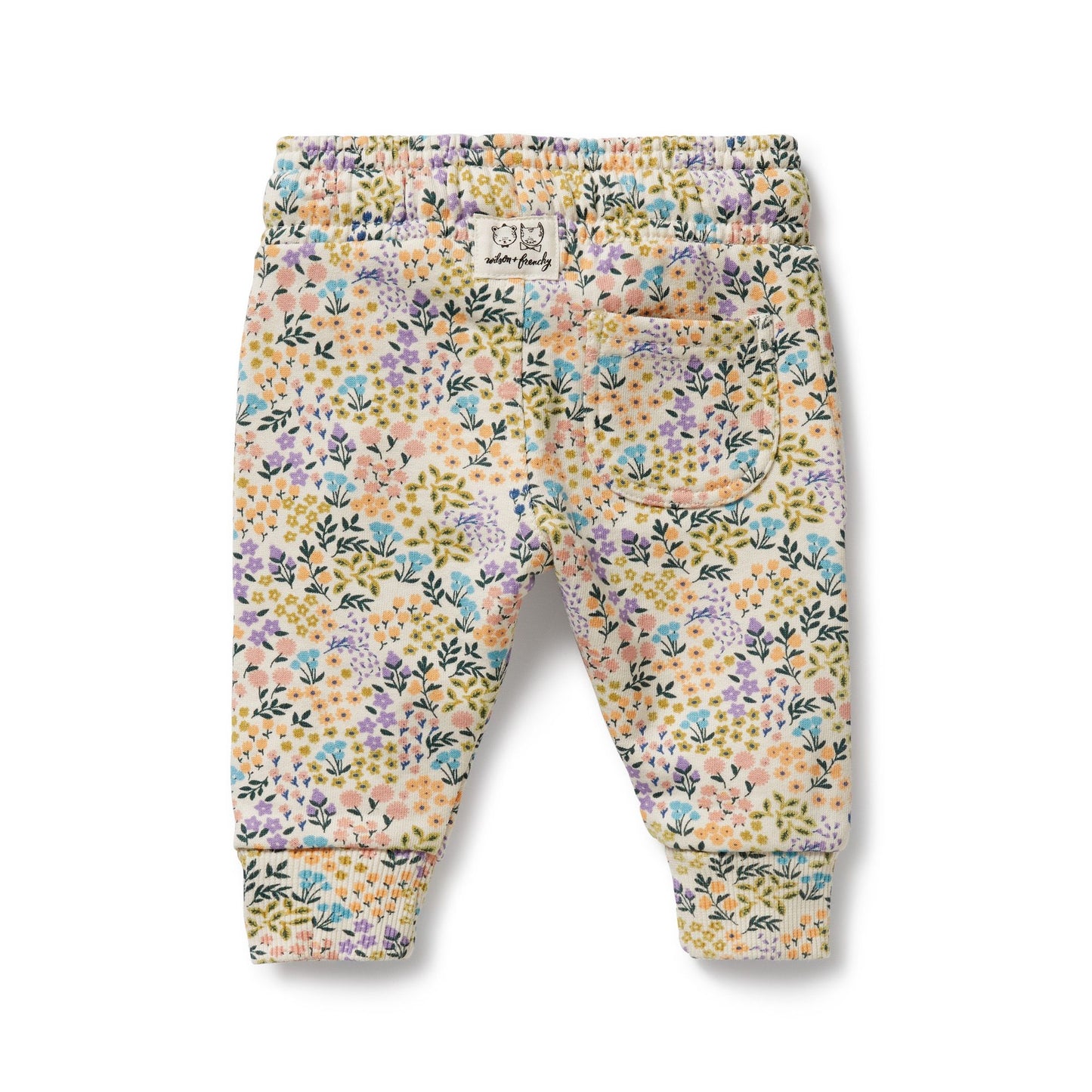 Organic Cotton Terry Sweat Pant. Tiny Bloom